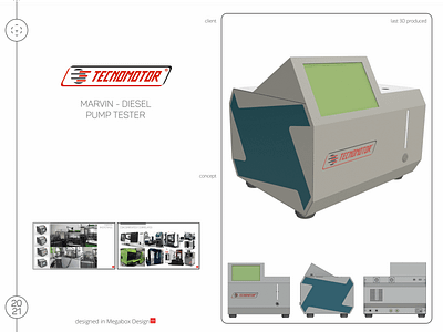 Diesel Pump Tester 3d design industrial design product design