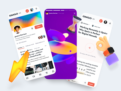 GMGO® — Mobile App Interface