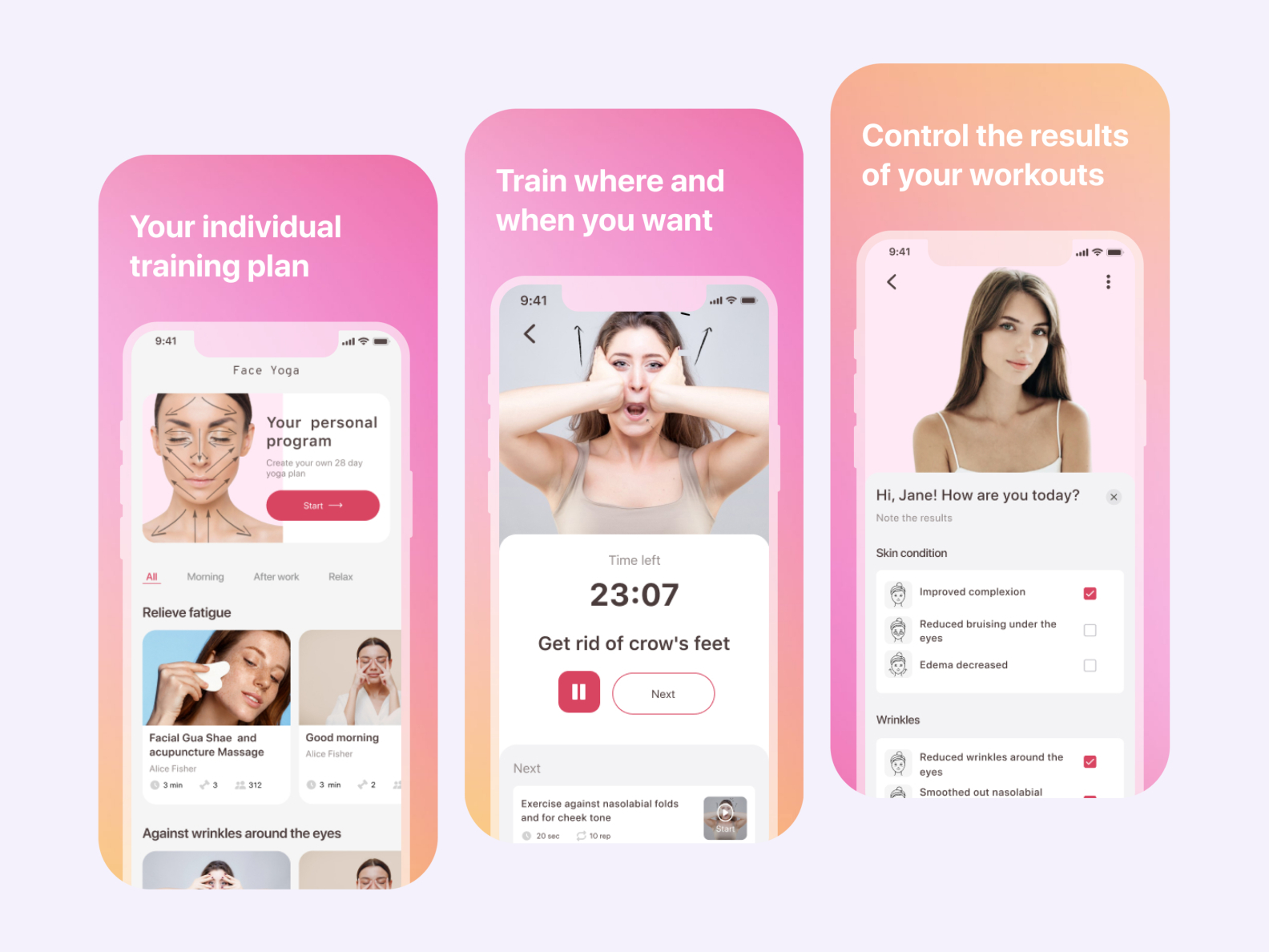 Face Yoga App By Sofi Kosko On Dribbble