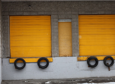 Loading Dock Montreal canada city digital doors industrial montreal photography urban yellow