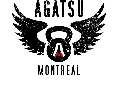Agatsu Montreal Logo canada design fitness logo montreal sports