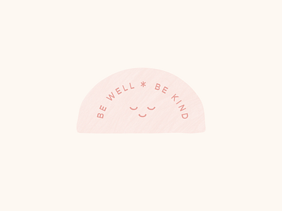 Veggiekins - Be Well Be Kind Graphic Submark