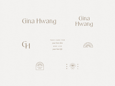 Gina Hwang - Unused Brand Concept Overview brand design brand designer brand identity brand identity system brand marks branding logo logo design logo designer personal brand visual branding visual identity