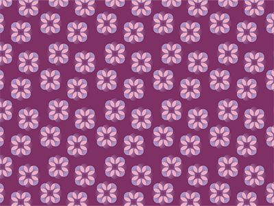 Flower pattern design flowers illustration pattern pink violet