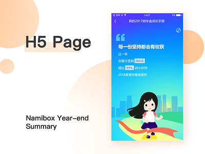 纳米盒年终报告 active page app branding design enterprise propaganda graphic design h5 ipad iphone ui ux