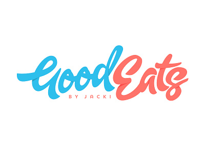 Good Eats Logo lettering logo typography
