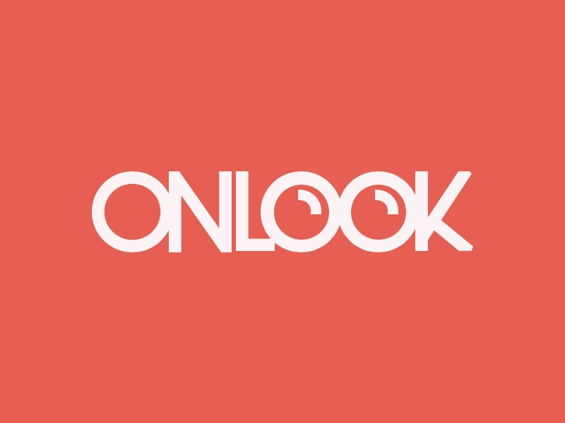 Onlook branding logo motion people watching