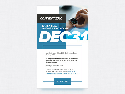 Connect 2018 Email Design