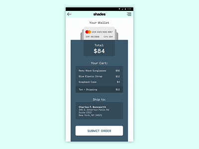 Daily Ui - Day 2 - CC Checkout credit card credit card checkout daily ui product design screen design ui uiux visual design