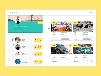 Daily Ui - Day 6 - Profile Page daily ui design digital design ui ux