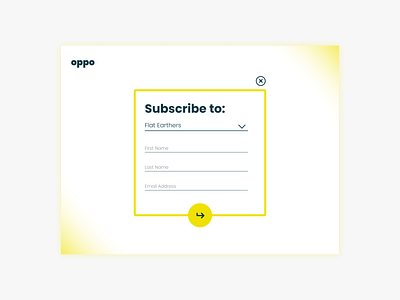 Daily UI - Day 26 - Subscribe Form