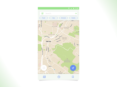 Daily Ui - Day 29 - Maps app daily ui design digital design maps mobile ui ux