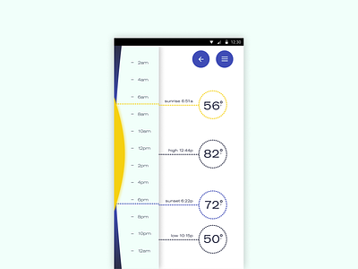 Daily Ui - Day 37 - Weather App daily ui design digital design ui ux weather app