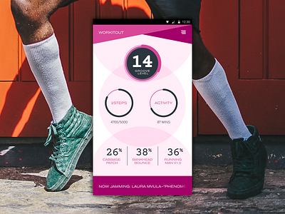Daily Ui Day 41 Workout Tracker daily ui dance design digital design fitness ui ux workout workout tracker