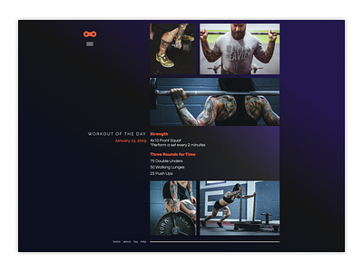 Daily Ui Day 62 Workout Of The Day crossfit daily ui design digital design ui ux workout