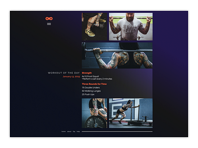 Daily Ui Day 62   Workout Of The Day