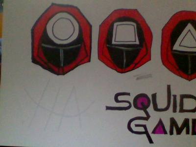 My Squid Game Guard drawing