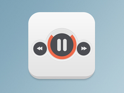 Clean Music App Icon by Al Power™ on Dribbble
