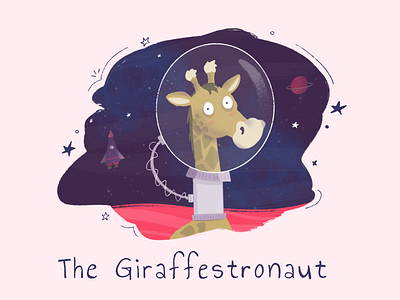 The Giraffestronaut astronaut book booking giraffe kids kids book planet space