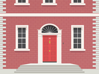 Georgian Building building coty dublin illustration ireland