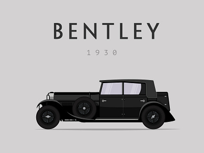 Bentley bentley car dublin illustration ireland retro transport