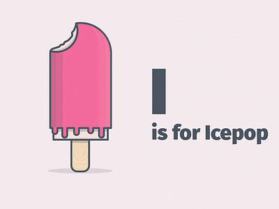 I is for Icepop a to z alphabet ant bee carrot donut jigsaw kid kids kite pizza robot