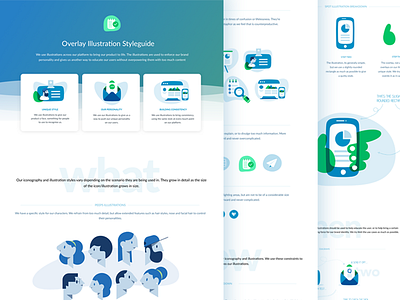 Overlay Illustration Guidelines guide guidelines icon set icons illustration overlay product set styleguide