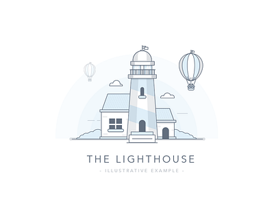 Lighthouse Process Video building house illustration learn lighthouse process