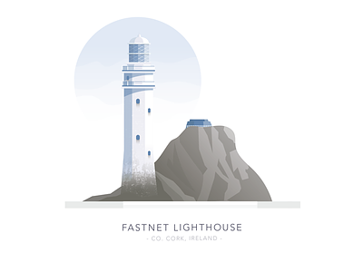 Fastnet Lighthouse, Co. Cork, Ireland building cork dublin fastnet house ireland light lighthouse poolbeg sea