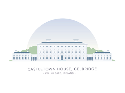 Castletown House, Celbridge, Co. Kildare building dublin house illustration ireland kildare