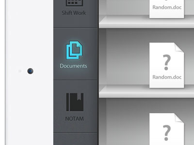iPad Document Files document ipad ireland shelf ui user interface