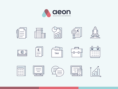 Accounting Iconography accounting accounts bookkeeping calculator graph icon iconography icons illustration monitor