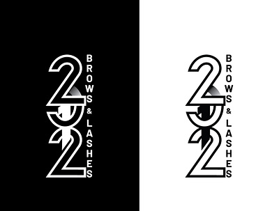 Number logo black and white logo branding graphic design line art logo design minimalist number logo name logo number logo unique style