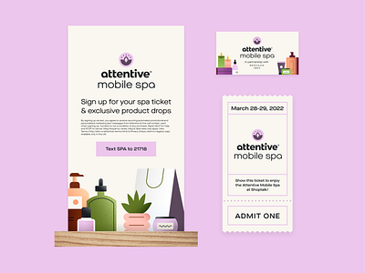 Attentive Mobile Spa
Branding