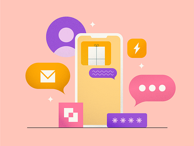 Attentive Integrations Blog Post blog illustration integrations marketing phone sms text messaging