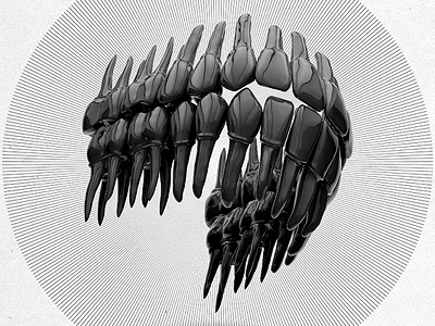 Teeth black sculpt teeth zbrush