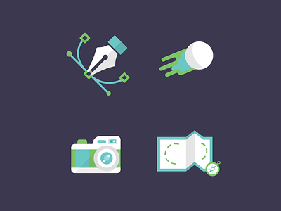 Animated Icon Reveals after effects animation ball branding camera comet design illustration liquid logo map map logo pen photography logo simple space ui vector
