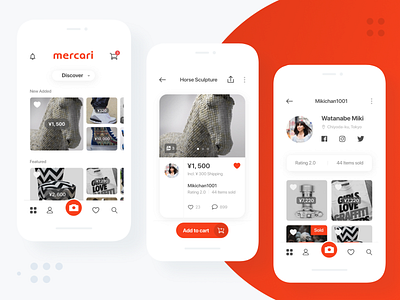 Mercari Designs Themes Templates And Downloadable Graphic Elements On Dribbble