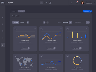 CloudConfig Reports UI