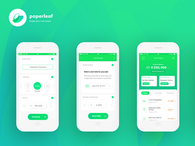 Paperleaf Mobile App branding clean design clean ui cloud design finance app finances fintech fintech app interface design mobile app mobile app design mobile ui ui uidesign