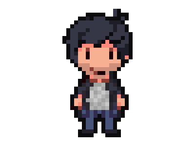 Pixel art profile