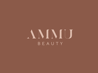 Beauty Branding Custom Wordmark Logo