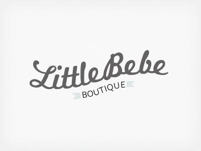 Little Bebe Boutique Logo By Paul Elliot On Dribbble