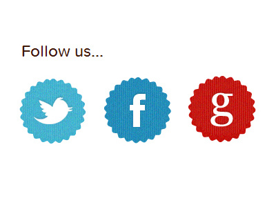 Bakery Site bakery proxima nova soft minimal badge social icons