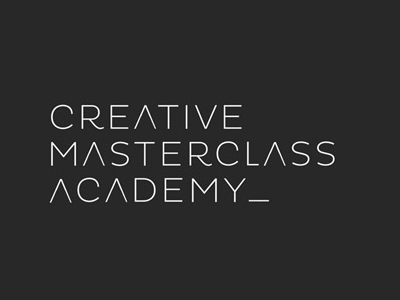 Creative Masterclass Academy brand interface logo type ui ux