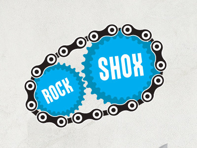 Rock Shox Sticker Competition icon illustration sticker