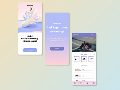 UI Design App Sneakers Marketplace