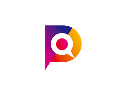 design Logo "P" app branding icon logo typography