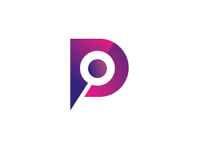 design logo "P" abstract app branding design icon logo typography ui vector