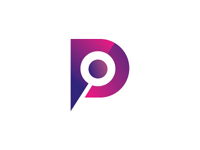 design logo "P" abstract